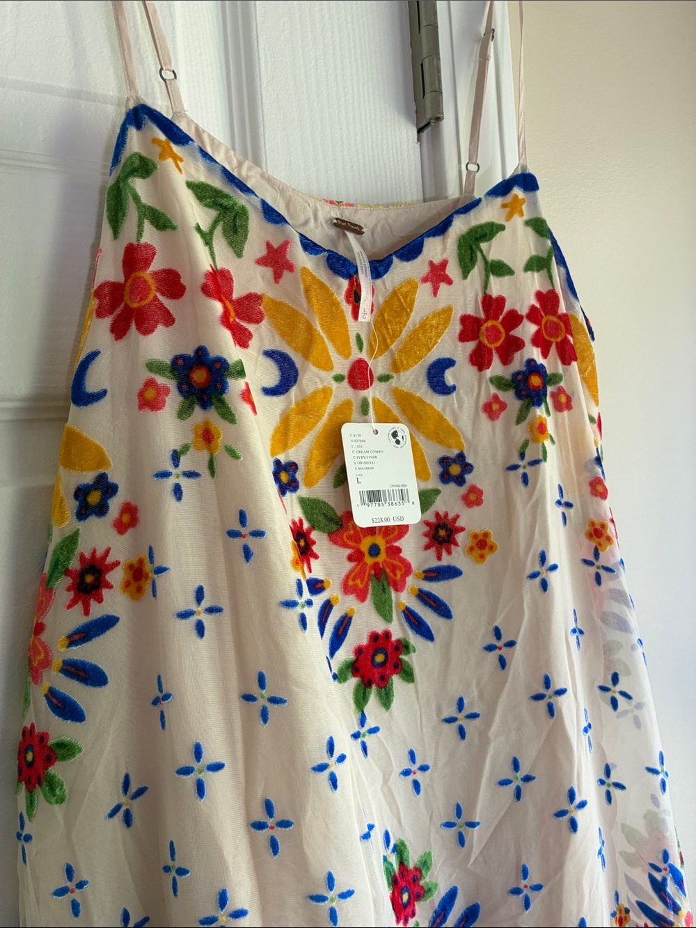 NWT Free People Forever Folklore Maxi Dress - Picture 5 of 9
